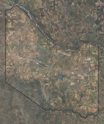 Hardeman County TX USGS imagery and topo map