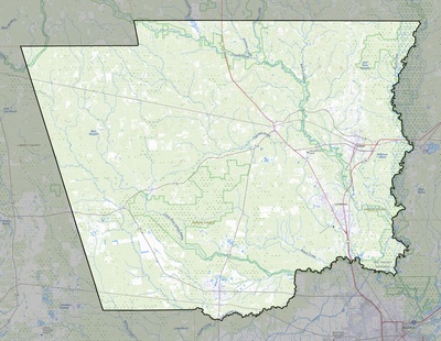 Hardin County TX USGS topo map