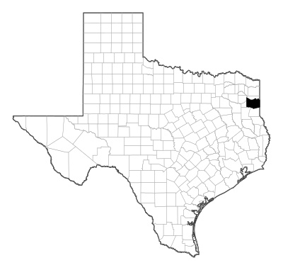 Harrison County in Texas