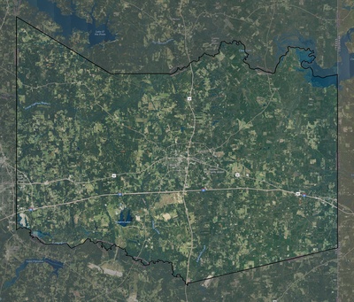 Harrison County TX USGS imagery and topo map