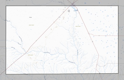 Hartley County TX USGS topo map