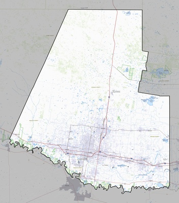Hidalgo County TX USGS topo map