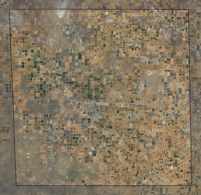 Hockley County TX USGS imagery and topo map