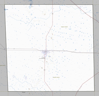 Hockley County TX USGS topo map