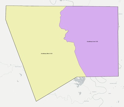 Hood County TX townships and subdivisions map
