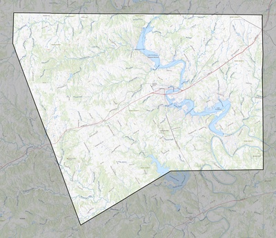 Hood County TX USGS topo map