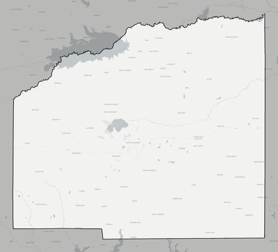 Hopkins County TX county basemap context