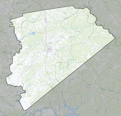 Houston County TX USGS topo map