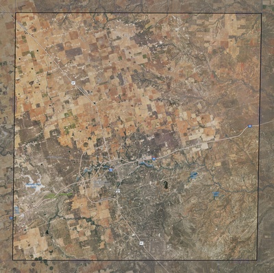 Howard County TX USGS imagery and topo map