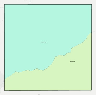 Hutchinson County TX townships and subdivisions map