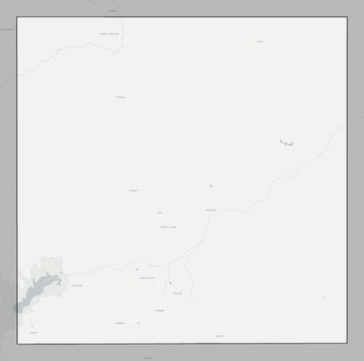 Hutchinson County TX county basemap context
