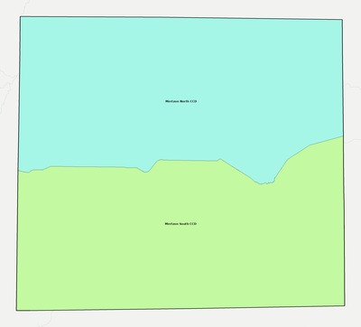 Irion County TX townships and subdivisions map