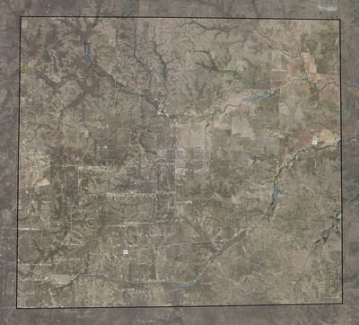 Irion County TX USGS imagery and topo map