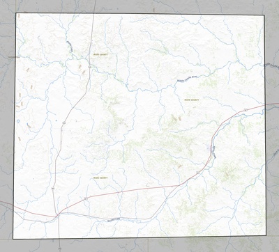 Irion County TX USGS topo map