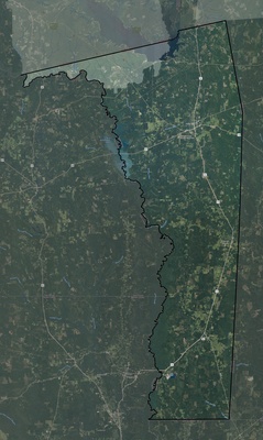 Jasper County TX USGS imagery and topo map