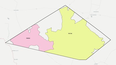 Jeff Davis County TX ZIP code boundaries map