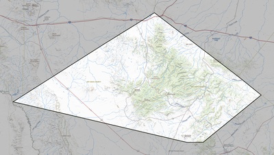 Jeff Davis County TX USGS topo map
