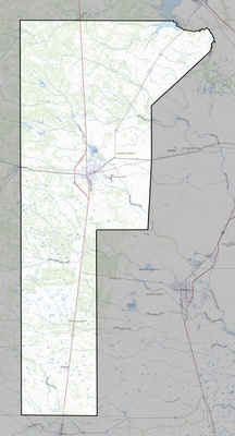 Jim Wells County TX USGS topo map