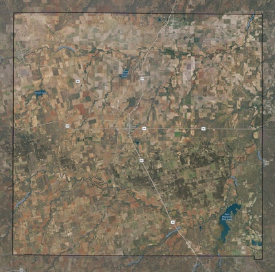 Jones County TX USGS imagery and topo map