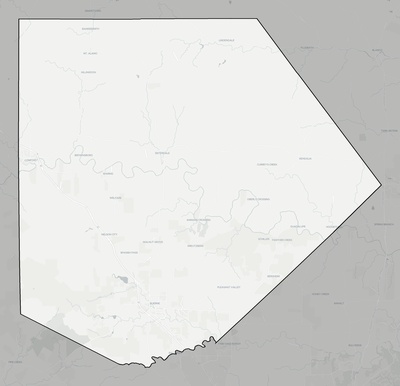 Kendall County TX county basemap context