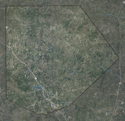 Kendall County TX USGS imagery and topo map