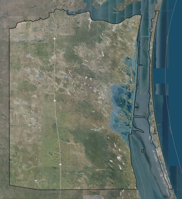Kenedy County TX USGS imagery and topo map