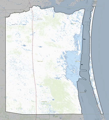 Kenedy County TX USGS topo map