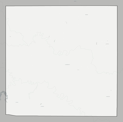 Kent County TX county basemap context