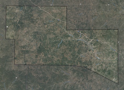 Kerr County TX USGS imagery and topo map