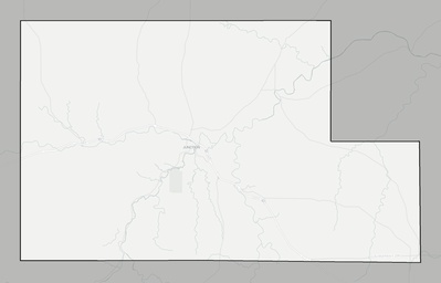Kimble County TX county basemap context