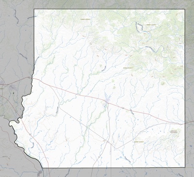 Kinney County TX USGS topo map
