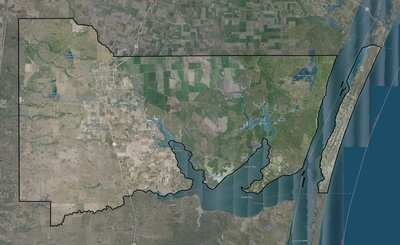 Kleberg County TX USGS imagery and topo map