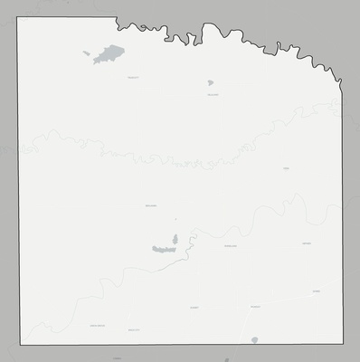 Knox County TX county basemap context