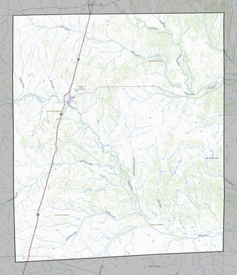 La Salle County TX USGS topo map