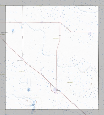 Lamb County TX USGS topo map