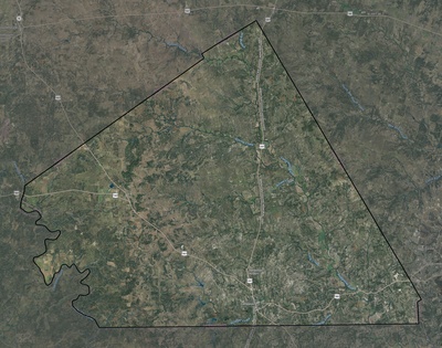 Lampasas County TX USGS imagery and topo map