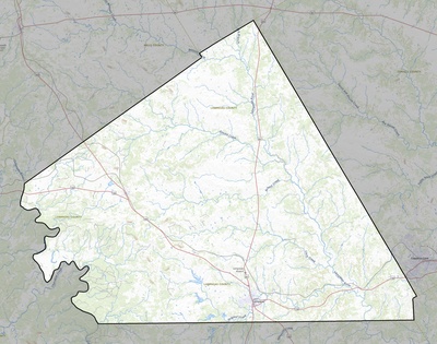 Lampasas County TX USGS topo map