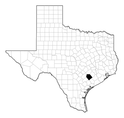 Lavaca County in Texas