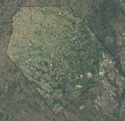 Lavaca County TX USGS imagery and topo map