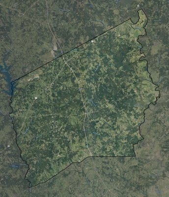 Leon County TX USGS imagery and topo map