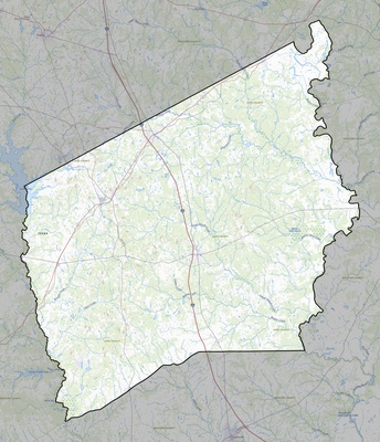 Leon County TX USGS topo map