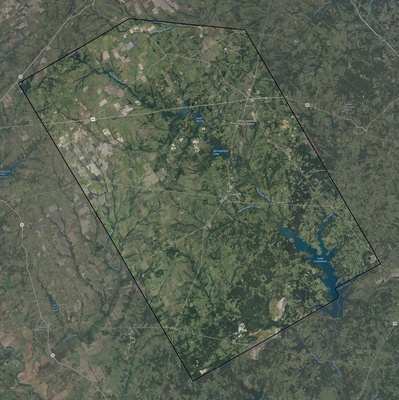 Limestone County TX USGS imagery and topo map