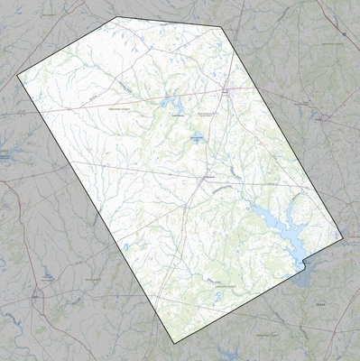 Limestone County TX USGS topo map