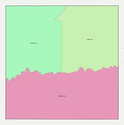 Lipscomb County TX townships and subdivisions map