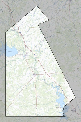 Live Oak County TX USGS topo map