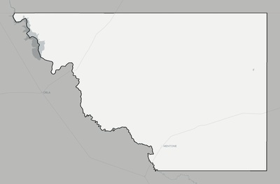 Loving County TX county basemap context