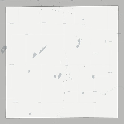 Lynn County TX county basemap context