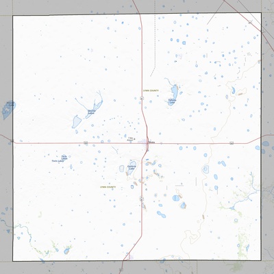 Lynn County TX USGS topo map