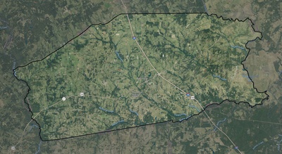 Madison County TX USGS imagery and topo map