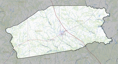Madison County TX USGS topo map